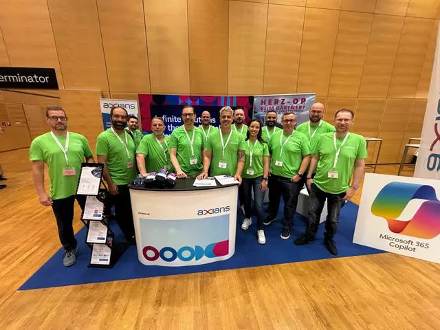 Bei der techConference in Wien waren mehrere Mitglieder des Microsoft-Teams von Axians nicht nur am Messestand vor Ort, sondern steuerten auch fachlichen Input bei.