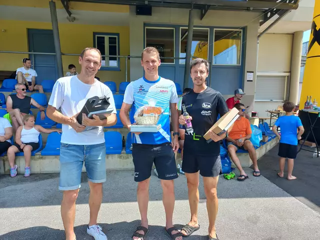 Die Sieger bei den Herren Volkslauf | Foto: Gemeinde