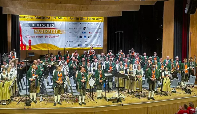 Die Stadtmusikkapelle Landeck überzeugte mit ihrer Darbietung in Deutschland. | Foto: Stadtmusikkapelle Landeck