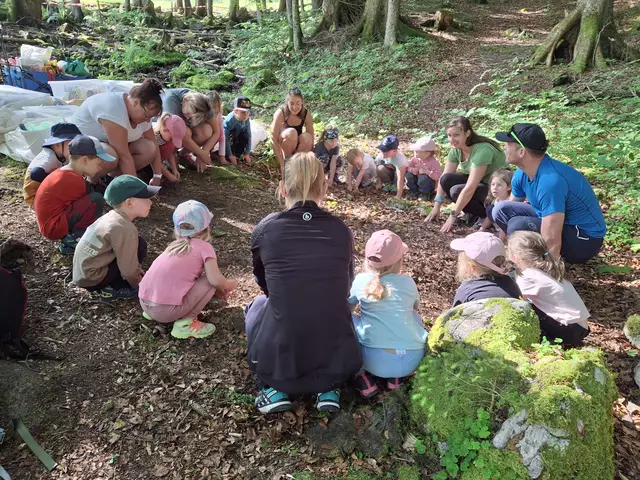Waldtage mit Wolfgang Baierl im Kindergarten Rosenau am Hengstpaß. | Foto: Kindergarten Rosenau am Hengstpaß