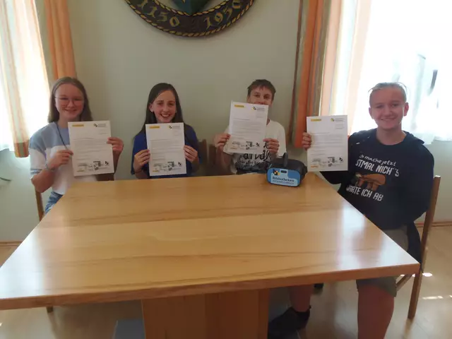 Schüler der Mittelschule