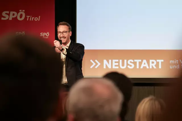 m Dezember 2024 vom Landespartei der SPÖ Tirol mit hundertprozentiger Unterstützung zum geschäftsführenden Landesparteivorsitzenden gewählt, geht LH-Stv. Philip Wohlgemuth als einziger Kandidat für den Landesvorsitz beim anstehenden Landesparteitag ins Rennen. | Foto: Matt