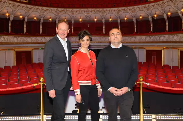 Präsentierten die neue Spielzeit vom Salzburger Landestheater: Intendant Carl Philip von Maldeghem, Alexandra Liedtke (Oberspielleiterin Musiktheater) und Schauspieldirektor Nuran David Calis | Foto: Salzburger Landestheater