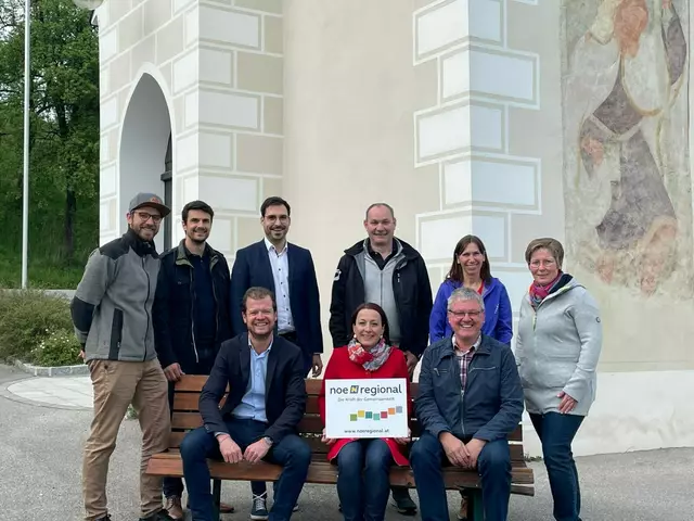 Karl Etlinger (vorne rechts), Amstetten
 | Foto: Stadtgemeinde Amstetten