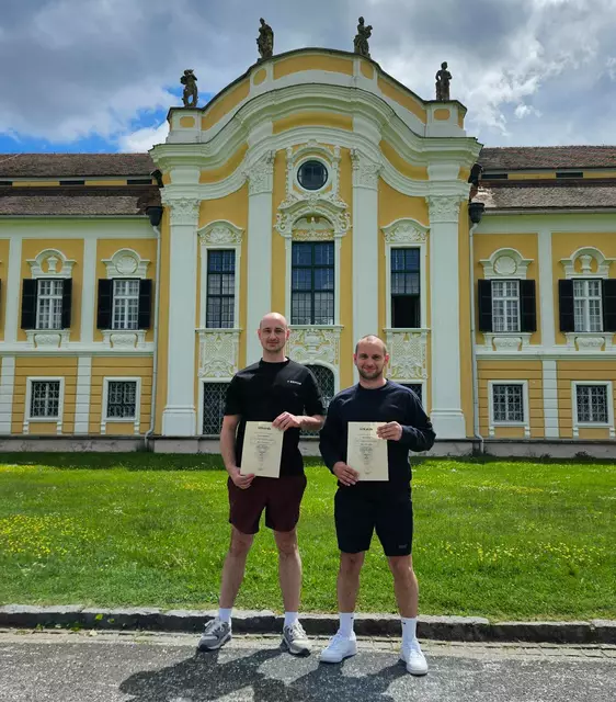 Daniel Zadravec und Mario Koch bestanden die Trainerprüfung mit bravour. | Foto: Boxclub Leibnitz