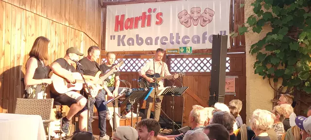 Anita Orel mit der Kabarett Band das 4- G`spann.