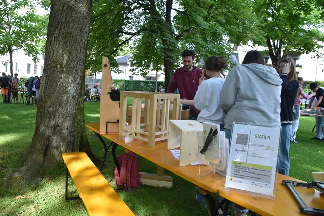 Bei technoholz erfuhr man alles über den Lehrberuf Tischler*in. | Foto: MeinBezirk.at
