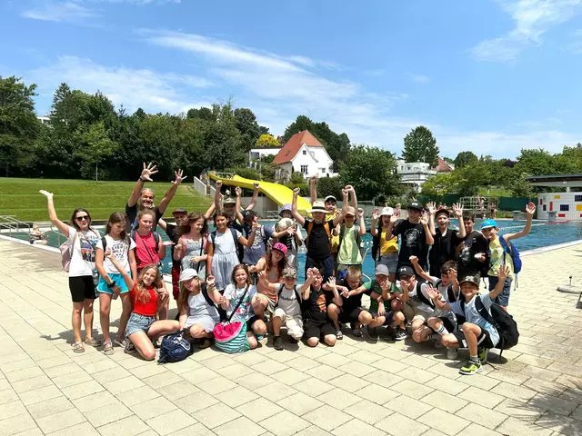 Badespaß im Vorjahr im Freibad Eisenstadt.  | Foto: WKB