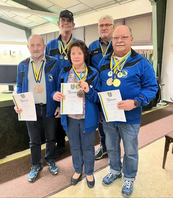 Das siegreiche Rabensteiner Team überzeugte in der Einzel- und Mannschaftswertung der Landesmeisterschaft. | Foto: Foto: RSG