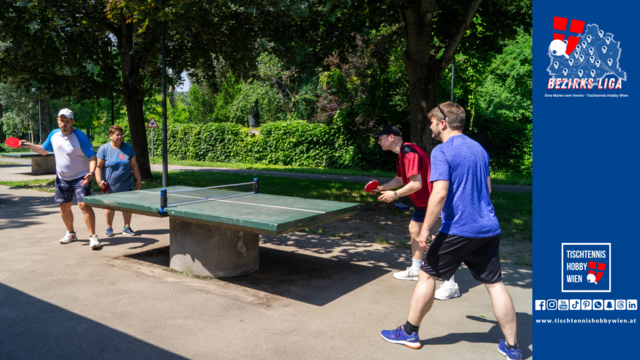 Team Leopoldstadt unter sich um den begehrten Platz - Vielfalt erlebbar machen. | Foto: Tischtennis Hobby Wien