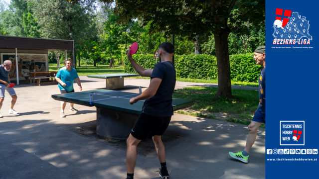 Team Floridsdorf kämpfte um jeden Punkt sehr hart auch wenn Team Ottakring schlussendlich die Oberhand behielt. | Foto: Tischtennis Hobby Wien