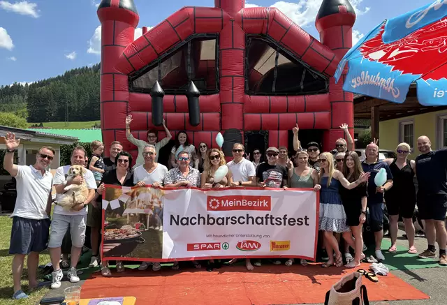 Große Freude und beste Stimmung herrschten beim MeinBezirk Nachbarschaftsfest in Trofaiach bei Tanja Kristl. | Foto: MeinBezirk/Moder