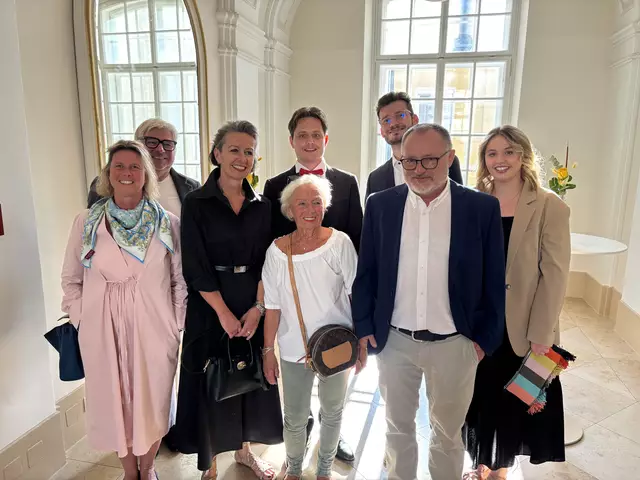 Die Familie Schmid-Dierdorf, nur Otto Dierdorf fehlte. | Foto: Zezula