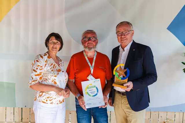 Christian Stefan ist seit über 30 Jahren aktives Mitglied der Freiwilligen Feuerwehr Wartberg und war als Kommandant federführend an der Planung und Umsetzung des Dorfhauses Wartberg beteiligt. | Foto: Benjamin Wald