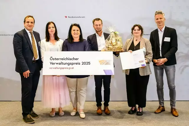 Die Vertreter des SHV Wolfsberg bei der Preisverleihung in Wien. | Foto: SHV Wolfsberg