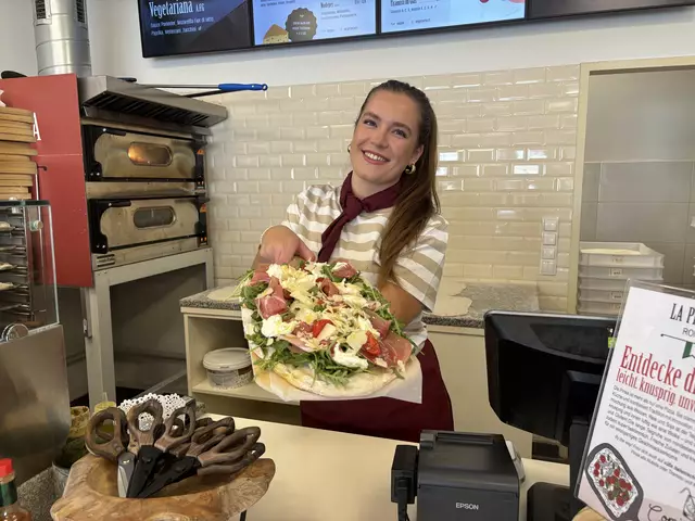 Mira Schullers persönlicher Favorit ist die "Italiana". Diese wird mit Büffelmozzarella, Parmaschinken, Cherrytomaten, Parmesan und Rucola belegt. | Foto: Matthias Pandrea/MeinBezirk Wien