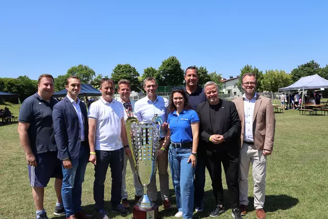 Christian Filipp, Kevin Pfann, Martin Lang, Martin Wukowich, Philipp Gruber, Karin Rettenbacher, Manuel Bugnar, Rainer Spenger, Robert Pfisterer. | Foto: Kathrin Schauer