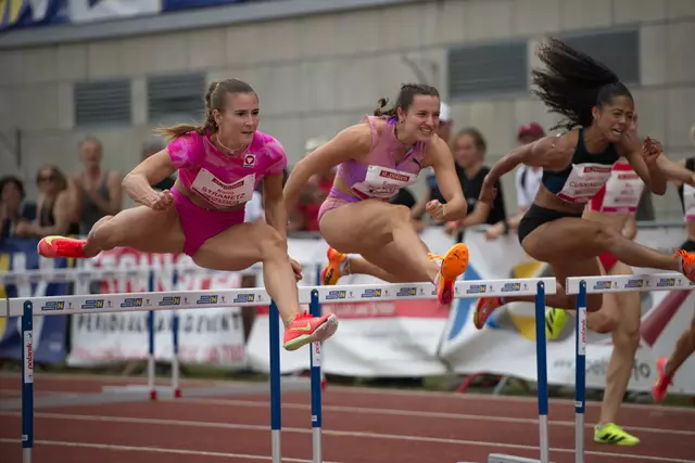 Ein Bild sagt alles: Karin Strametz zeigte sich in Top-Form. | Foto: ÖLV / Alfred Nevsimal
