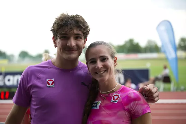 Enzo Diessl und Karin Strametz befinden sich derzeit im aboluten Höhenflug. | Foto: ÖLV / Alfred Nevsimal