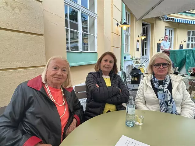 Ernestine Scherzer, Gerlinde Koch und Irmgard Gyarmati vom Lions Club St. Helena | Foto: Weber/RMA