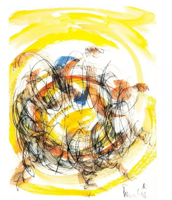 Das Titelbild zur Ausstellung "Was Gott verbunden hat, kann der Mensch nicht trennen" - Mundmaler Paulus Ploier (www.paulus-art.at) | Foto: www.paulus-art.at