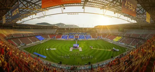 Das Wörtherseestadion bei der Eröffnung. | Foto: LPD Kärnten/Jannach