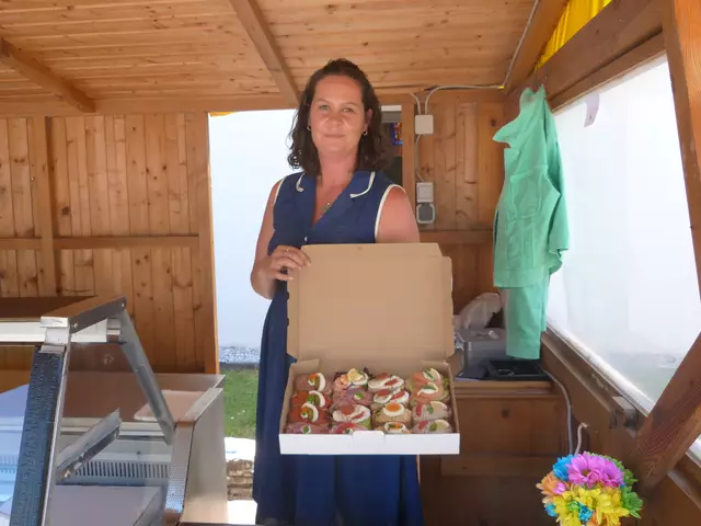 Dóra Schlögl mit ihrer „Schlögl’s Brötchen Werkstatt“ 