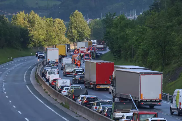 Am Samstag kam es zu erheblichen Verkehrsbehinderungen auf der A9 Pyhrn Autobahn. | Foto: laumat.at/Matthias Lauber
