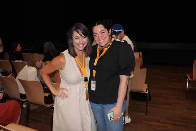 Tanzdirektorinnen Amy Bramlett Turner (Hot Springs Dance Troupe) und Costanza Braggiato (Intempo Dance)