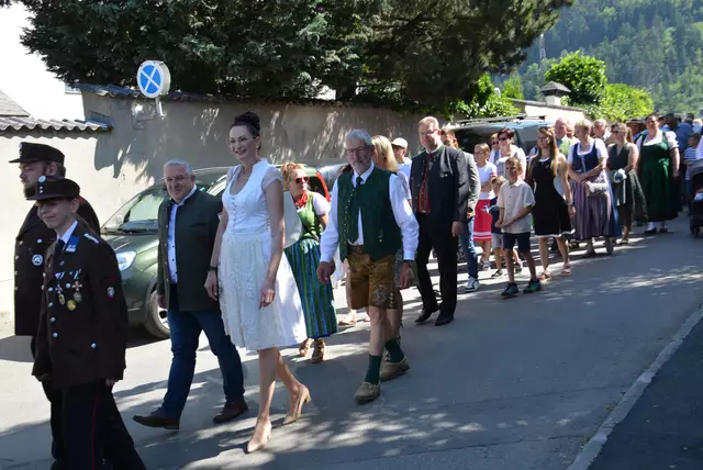 St. Michaels Politspitze Bürgermeisterin Nicole Sunitsch mit 2. Vizebürgermeister Stefan Kreisl  | Foto: Peter Taurer