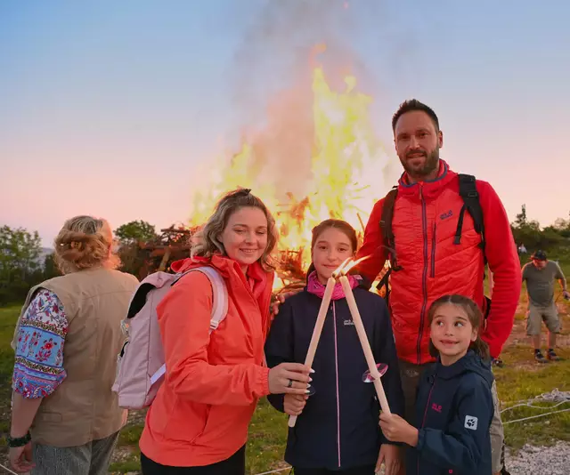 Silvia und Andy mit den Mädels Elina und Emma aus Edt/Lambach | Foto: Wilfried Fischer