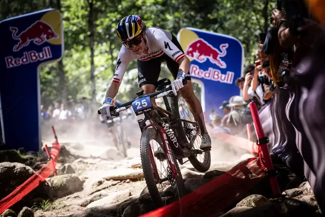 Die Formkurve von Laura Stigger zeigte beim Weltcup in Val di Sole weiter nach oben. | Foto: Michal Cerveny