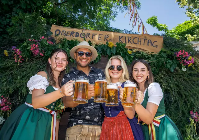 Die Oberdörfer Zech sorgte für einen großartigen Kirchtag | Foto: Olga Bereslavskaya