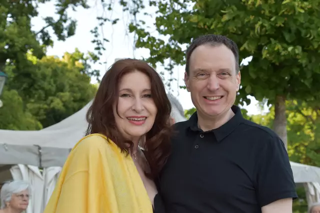 Schauspielerin Mischa Vogl und Gatte Werner Felkel. | Foto: Preineder