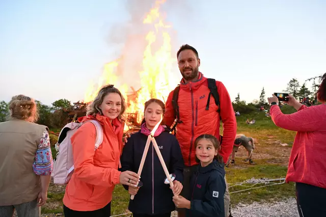 Silvia und Andy mit den Mädels Elina und Emma aus Edt/Lambach | Foto: Wilfried Fischer