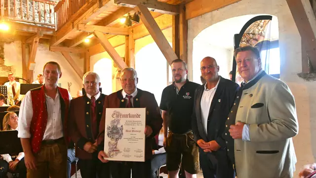 Thomas Faller, Hans-Ulrich Egger, Werner Wirnsberger, Georg Pleschberger, Arnold Prax und Sepp Jury 