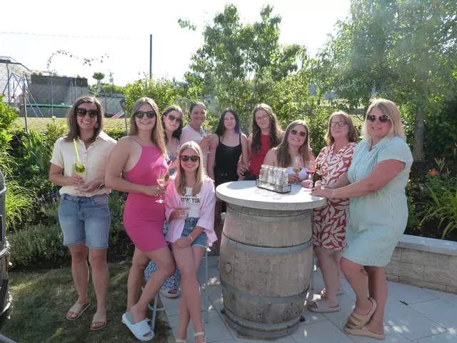 Die Mädels waren bereit auf ein Fest voller Freude, Gemeinschaft und gutem Essen!