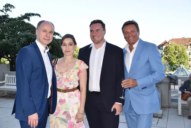 Herbert Fischerauer, Tochter Sonja Koch, Michael Capek und Michael Lakner. | Foto: Preineder