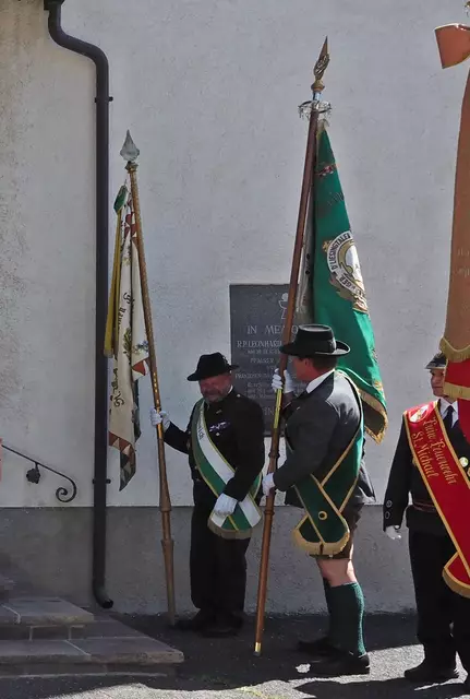 Auch die Kameraden des ÖKB Ortsverbandes wohnten dem Fest bei.