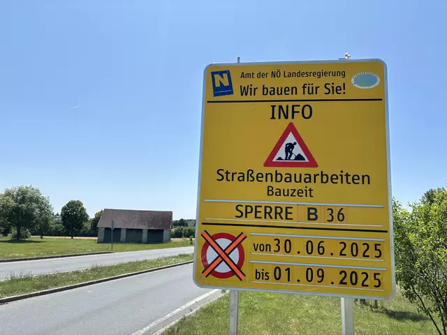 Übersicht Sperren und Umleitungen im Sommer 2025 im Bezirk Waidhofen/Thaya | Foto: Daniel Schmidt