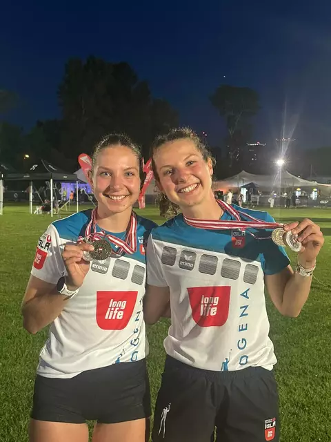 Ida und Agnes Danner gaben Vollgas. | Foto: Igla long life