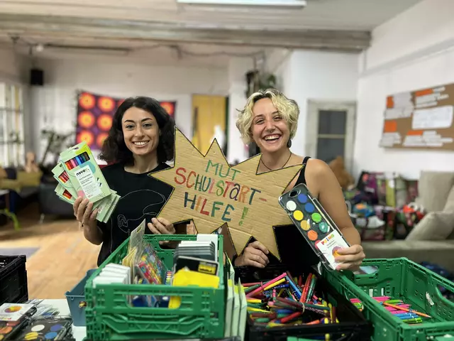 Um Kinder aus armen Verhältnissen zu unterstützen, ruft der Verein Mut wieder zum Spenden von Schulmaterialien auf. | Foto: Verein MUT