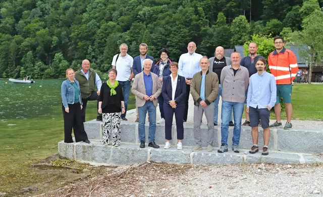 Am 5. Juni wurde das neue Strandbad in Rindbach feierlich eröffnet. | Foto: Marion und Reinhard Hörmandinger
