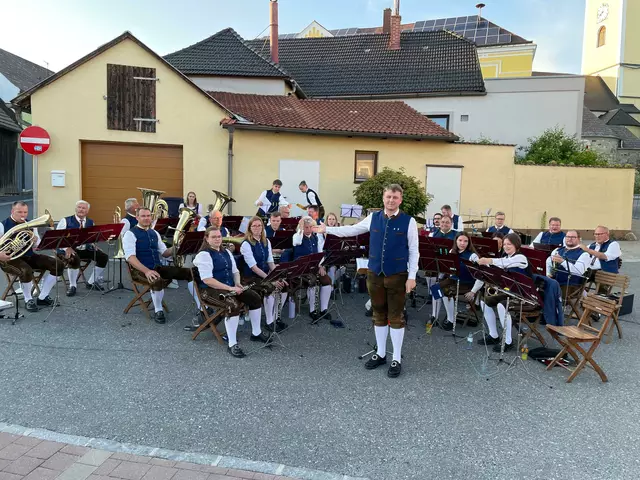 Der Musikverein Thaya beim Sommernachtskonzert | Foto: MV Thaya