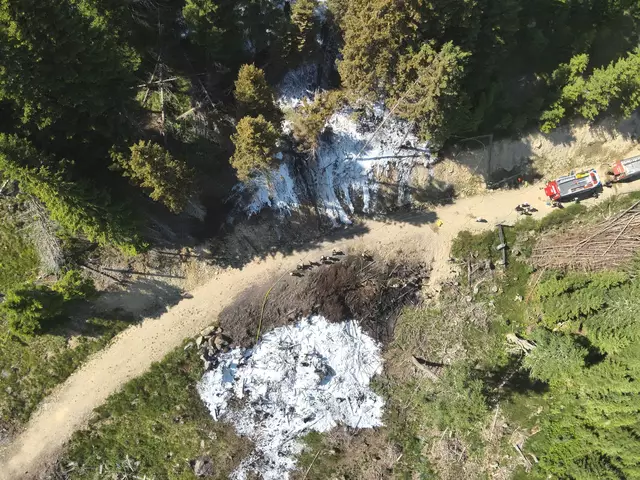 Blick von oben. | Foto: Stützpunkt-Feuerwehr Winklern
