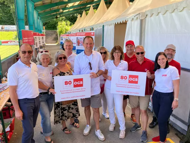 Prominent vertreten war auch die Spitze der Arbeiterkammer Niederösterreich. | Foto: Andreas Riedl