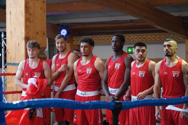 In der Burg Spielberg fanden gleich mehrere Boxkämpfe statt.