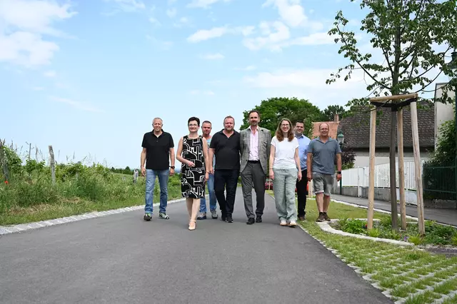 Offiziell übergeben: Die Badgasse in Gumpoldskirchen. | Foto: Pohl