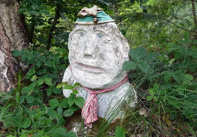 Der "Hiesberg-Schimmel" an der Bundesstraße Richtung Melk