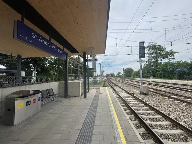 Die Geräuschkulisse von wartenden Zügen beim Bahnhof St. Andrä Wördern belästigt Anrainer. | Foto: Privat